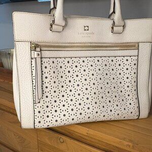 Kate Spade Floral Cutout Handbag